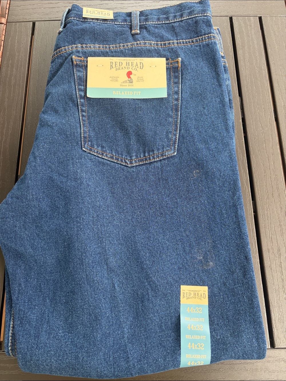 RedHead Relaxed Fit Men's Jeans in Dark Blue Denim